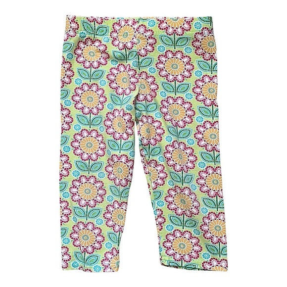 Rare Editions floral multicolor pull-on leggings Girls 2T elastic waist - Picture 1 of 8
